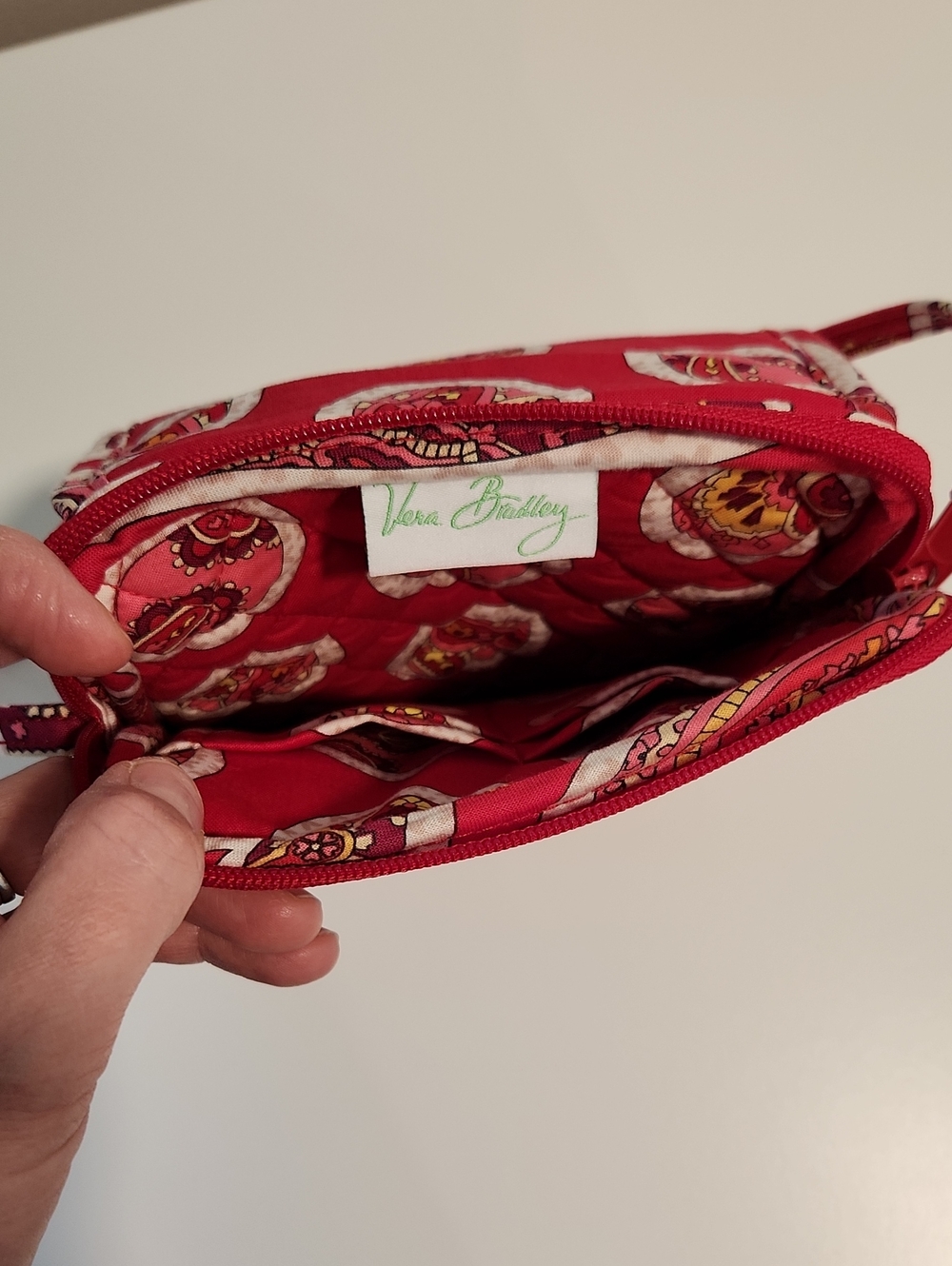 Vera Bradley Rosy Posies Mini Hipster Crossbody Small Purse - Picture 5 of 8